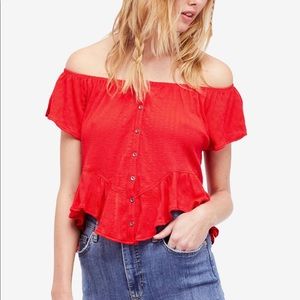 Free People Mint Julep Tee